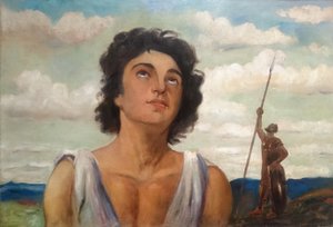 David en oración de Lesser Ury